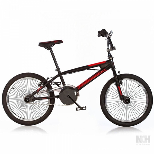 Bici BMX 20'' colore Nero AURELIA