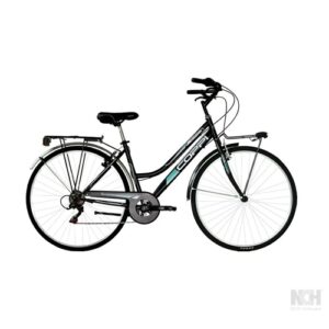 Bici 28" Donna Trekking Beverly 6v Colore Nero-Verde COPPI