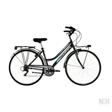 Bici 28″ Donna Trekking Beverly 6v Colore Nero-Verde COPPI