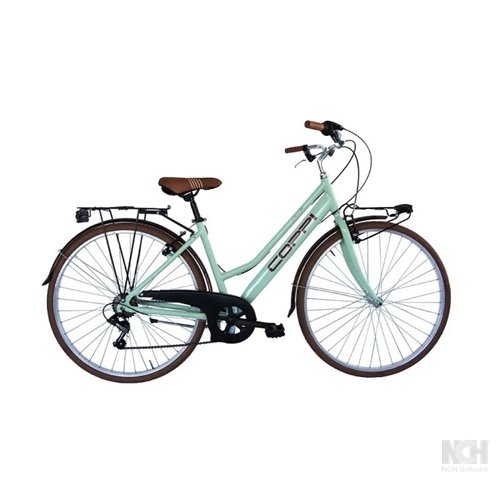 COPPI Bici 28" Donna Amalfi 6v verde
