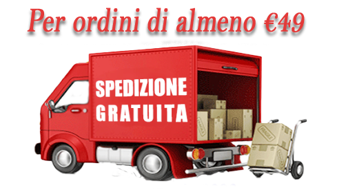 Spedizione Gratuita per ordini di almeno € 49